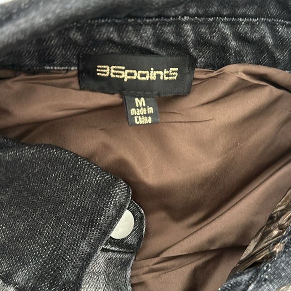 Patchwork Puffer Denim Vest - Picture 16 of 16